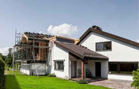 Exemple d'agrandissement d'une maison familiale